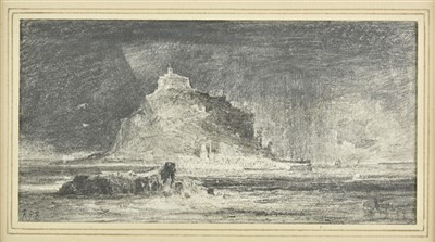 Lot 290 - Bonington (Richard Parkes, 1802-1828). Mont Saint Michel