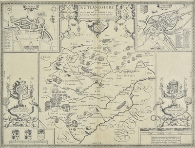Lot 106 - Rutland. Speed (John), Rutlandshire, with Oukham and Stanford..., 1611