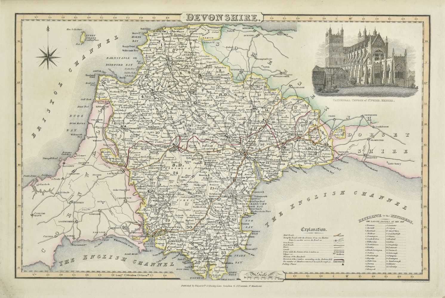 Lot 92 - Pigot (James). A collection of thirty-six maps, circa 1828