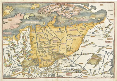 Lot 26 - Central & Northern Europe. Schedel (Hartmund), Untitled map, [1493]
