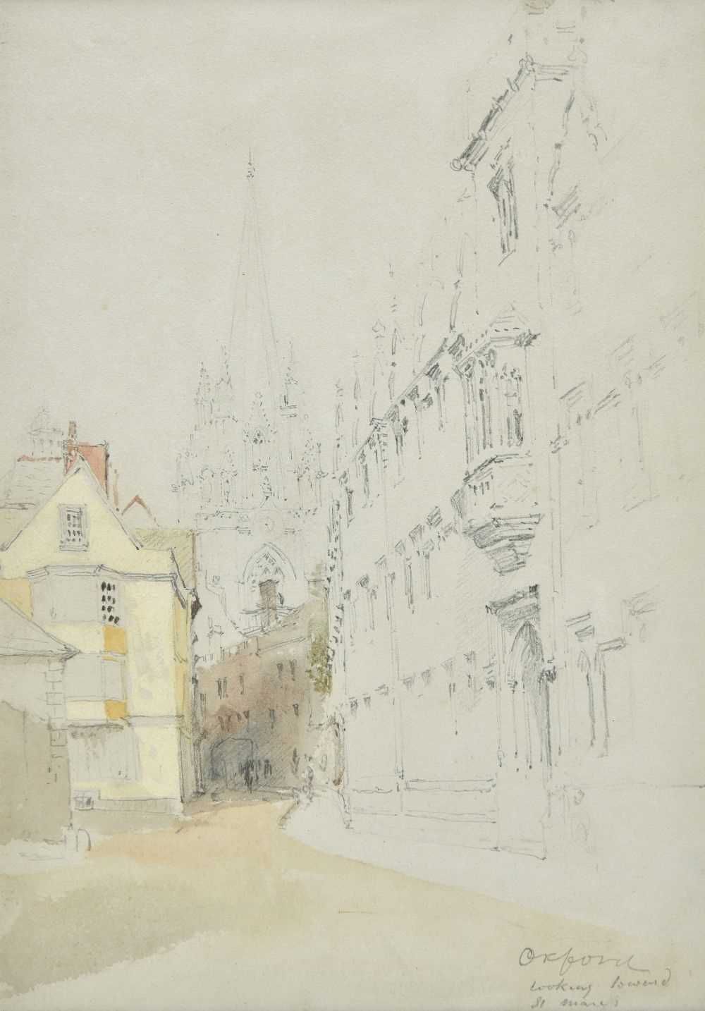 Lot 284 - Allom (Thomas, 1804-1872). Oxford, looking toward St. Mary's