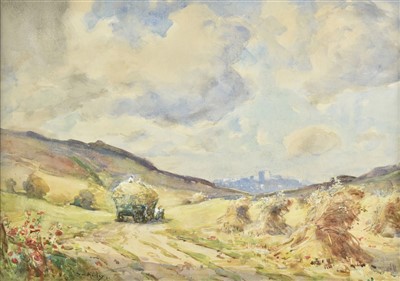 Lot 418 - Morley (Thomas Williams, 1859-1925). Near Dover (The Haycart), 1921