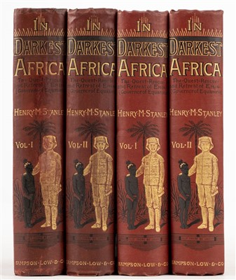 Lot 178 - Stanley (Henry M.) In Darkest Africa, 2 volumes, 1st edition, 1890
