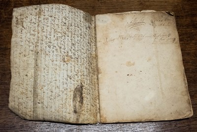 Lot 360 - Cookery. A manuscript receipt book, dated 1730 and 1733
