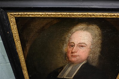 Lot 204 - English School. Portrait of a Clergyman, circa 1720