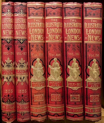 Lot 319 - Illustrated London News, 6 volumes, 1885-96