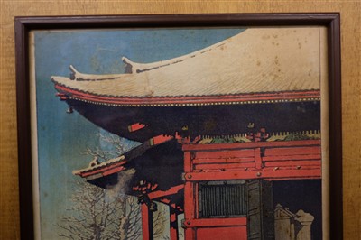 Lot 326 - Hasui (Kawase Bunjiro, 1883-1957). Clearing After a Snowfall..., 1926