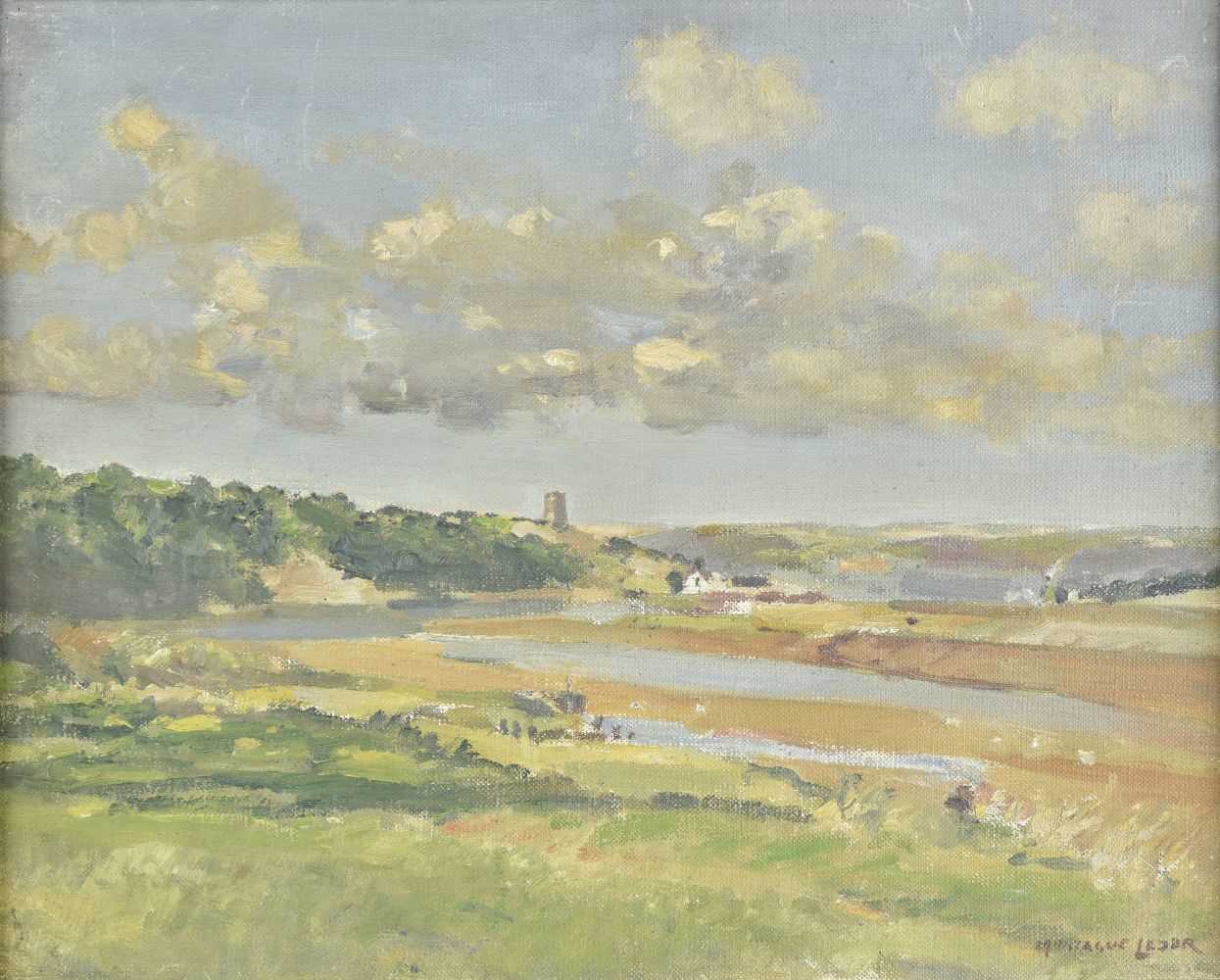 Lot 370 - Leder (Montague, 1897-1976). Welsh River Landscape