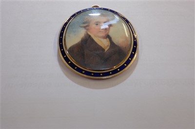 Lot 258 - Miniature. Portrait of a Gentleman, circa 1790
