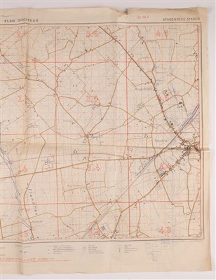 Lot 260 - WWI. Trench Map & Aerial Photographs