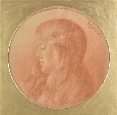 Lot 404 - Gagribo (Thea, early 20th century). Head of a young woman