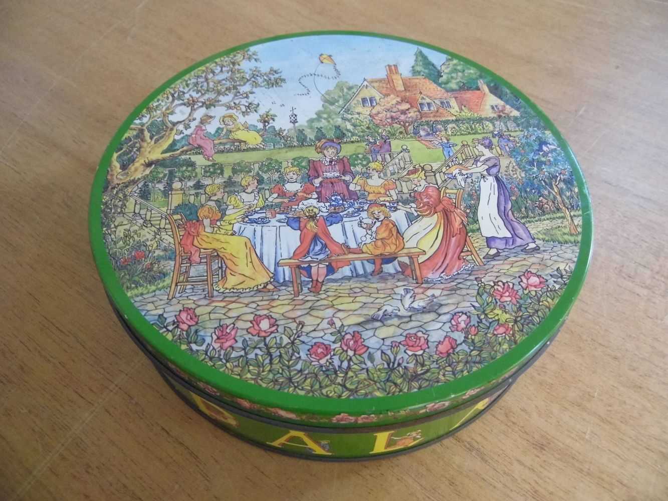 Lot 61 - Huntley & Palmers. A Huntley & Palmers "Rude" biscuit tin