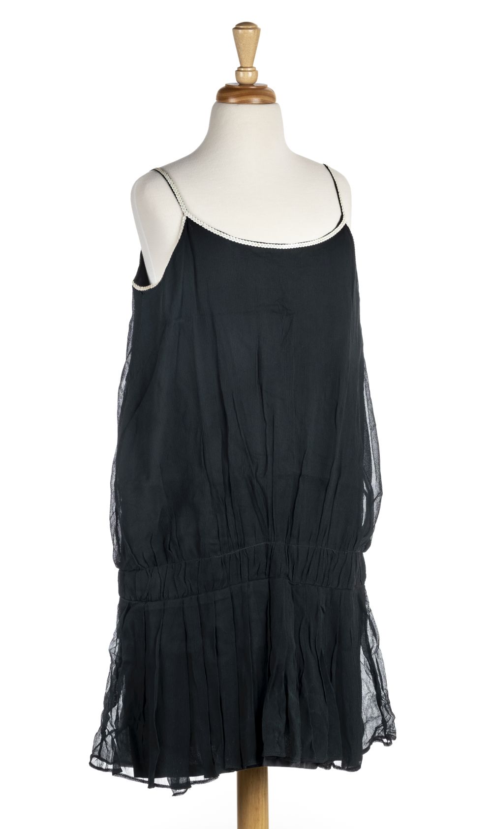 Lot 173 - Mary Quant. A black evening mini-dress,