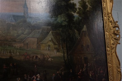 Lot 207 - Flemish School. The Village Feast, oil on canvas