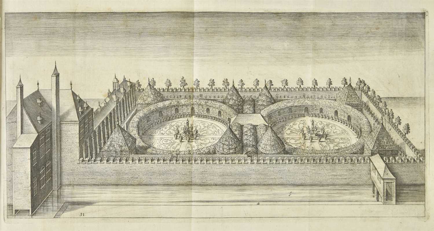 Lot 399 - Hondius (Hendrik). Grondige onderrichtinge in de optica: ofte, Perspective..., Amsterdam: [1622?]
