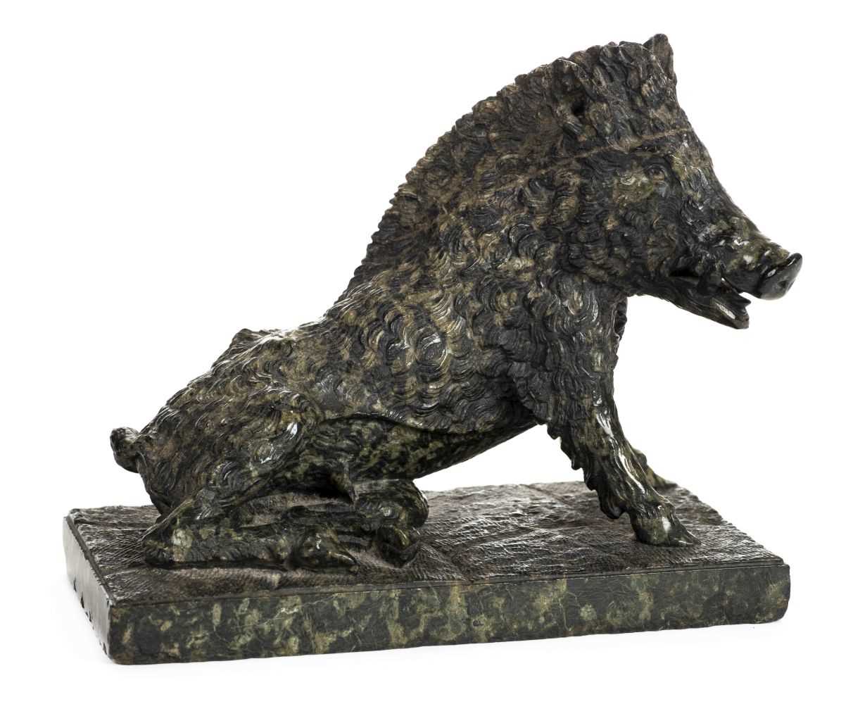 Lot 323 - Sutherland (Frank, 20th century). Boar Resting, early 20th century