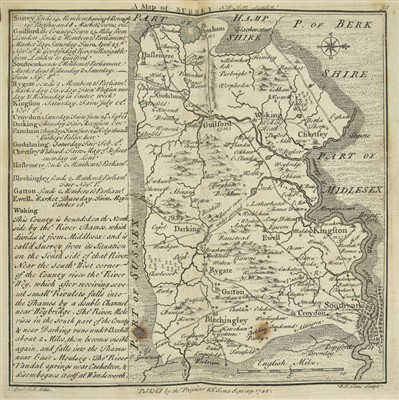 Lot 182 - Badeslade (Thomas & Toms, William Henry). Chorographia Britanniae, circa 1745