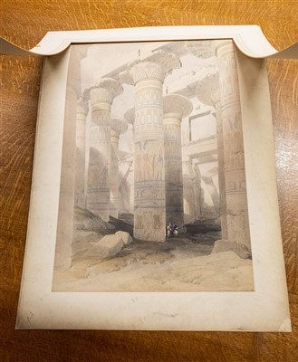 Lot 339 - Roberts (David). Eight views in Egypt, Nubia and the Holy Land, circa 1838
