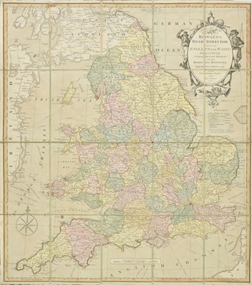 Lot 50 - Folding maps. A collection of seven folding maps of England & Wales, 19th century