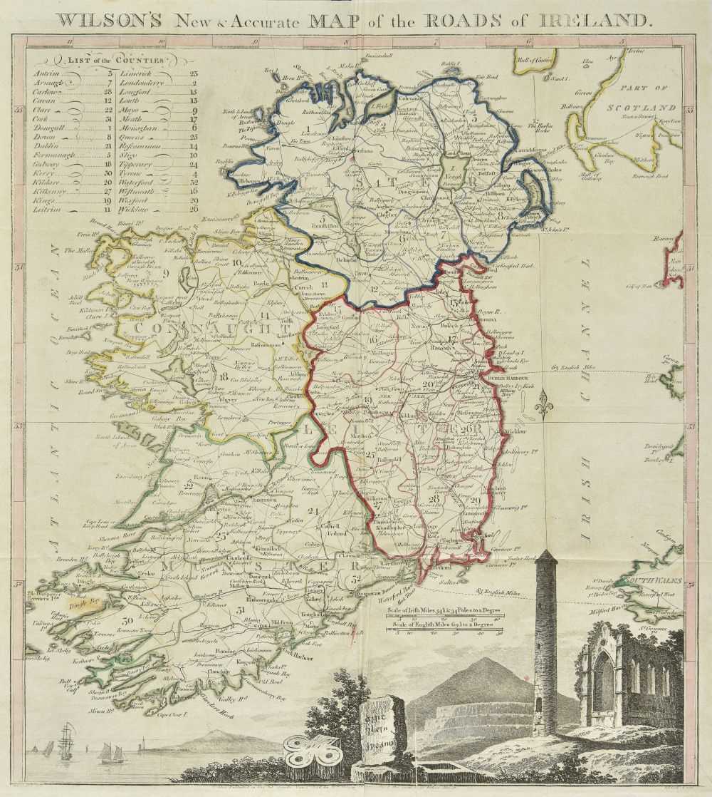 Lot 199 - Wilson (William). Post-Chaise Companion: or travellers Directory through Ireland, 1786