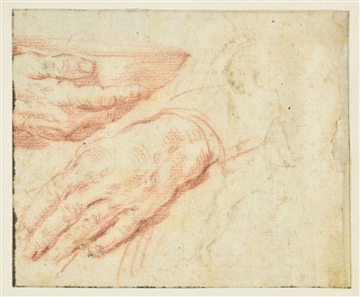 Lot 241 - Gabbiani (Anton Domenico, 1652-1726). Andromeda Chained to the Rocks/Study of Hands