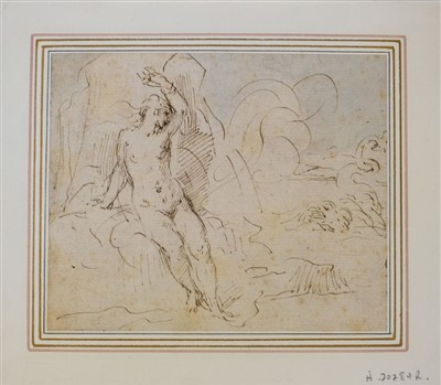 Lot 241 - Gabbiani (Anton Domenico, 1652-1726). Andromeda Chained to the Rocks/Study of Hands