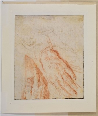 Lot 241 - Gabbiani (Anton Domenico, 1652-1726). Andromeda Chained to the Rocks/Study of Hands