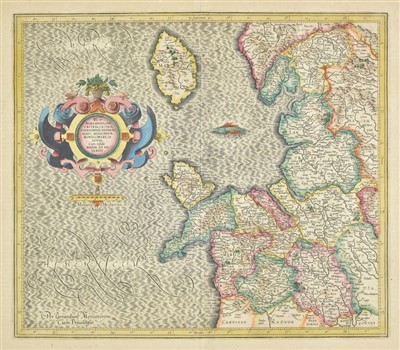 Lot 121 - Wales. A mixed collection of ten maps, 17th - 19th century