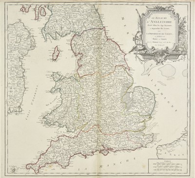 Lot 40 - England & Wales. A mixed collection of ten maps, 17th - 19th century