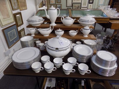 Lot 1 - Wedgwood. A part Wedgwood 'Amherst' pattern dinner service