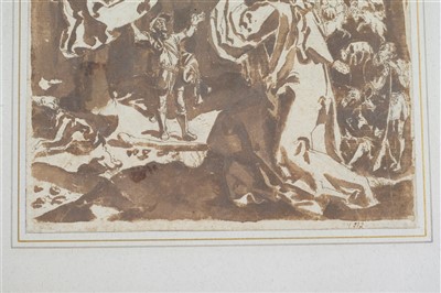 Lot 216 - Attributed to Ludovico Cardi, il Cigoli, (1559-1613) Joachim and the Angel