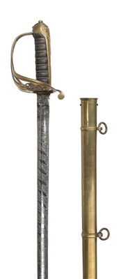 Lot 195 - Sword. A Victorian Officer's presentation sword - Major Parsons, 1st King's Own