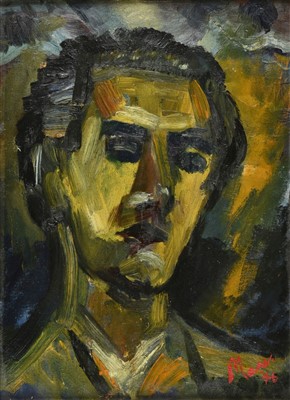Lot 377 - Marr (Leslie, 1922-), Self Portrait, 1946, oil on board