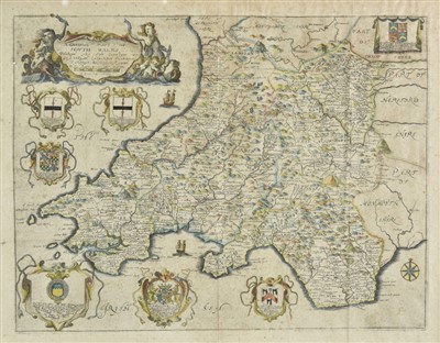 Lot 122 - Wales. Blome (Richard), A Generall Mapp of South Wales..., circa 1673