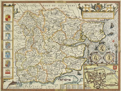 Lot 42 - Essex. Speed (John), Essex devided into Hundreds..., 1611