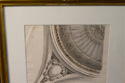 Lot 222 - Panfili (Pio, 1712-1812). Four studies of ceiling designs
