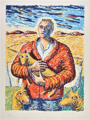 Lot 466 - MacPherson (Neil, 1954-). The Quiet Shepherd, colour screenprint