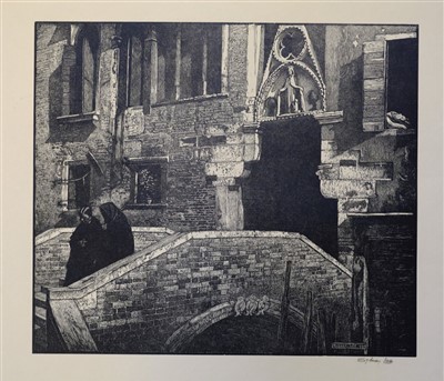 Lot 443 - Nixon (Job, 1891-1938). Repair Yard, Marseilles, etching with drypoint