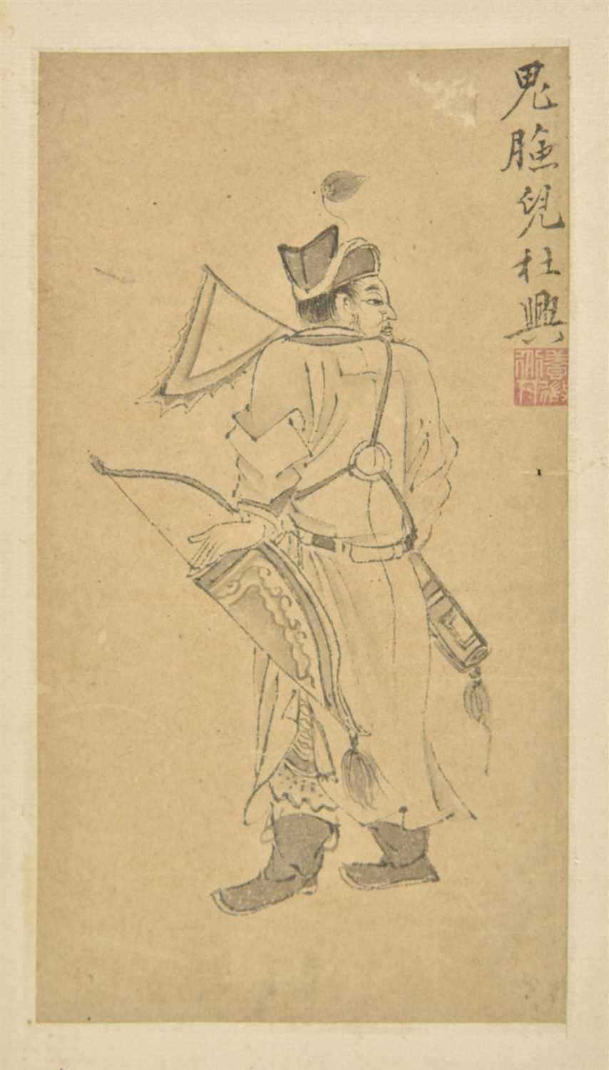 Lot 334 - Water Margin. Two Chinese Qing period volumes of woodblock prints, circa 1800