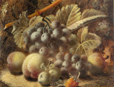 Lot 271 - Clare (Oliver, 1853-1927). Fruit on a mossy background