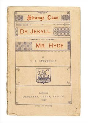 Lot 868 - Stevenson (Robert Louis). Strange Case of Dr Jekyll and Mr Hyde, 1886