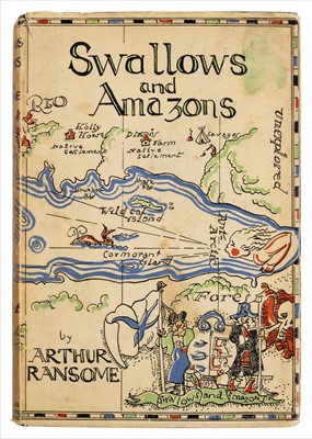 Lot 858 - Ransome (Arthur). 'Swallows and Amazons'. A complete set of all twelve titles, 1930-1950