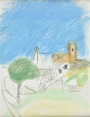 Lot 392 - Allix (Susan, 1943-). Agropoli a Paestum, South Italian Journey, 1985