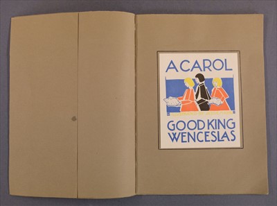 Lot 626 - King (Jessie M., illustrator). A Carol, Good King Wenceslas, [London: The Studio, 1919]
