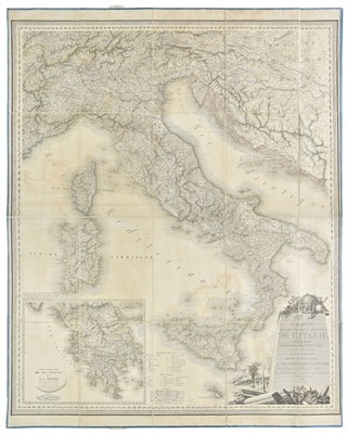 Lot 48 - Europe. Four folding maps, circa 1820