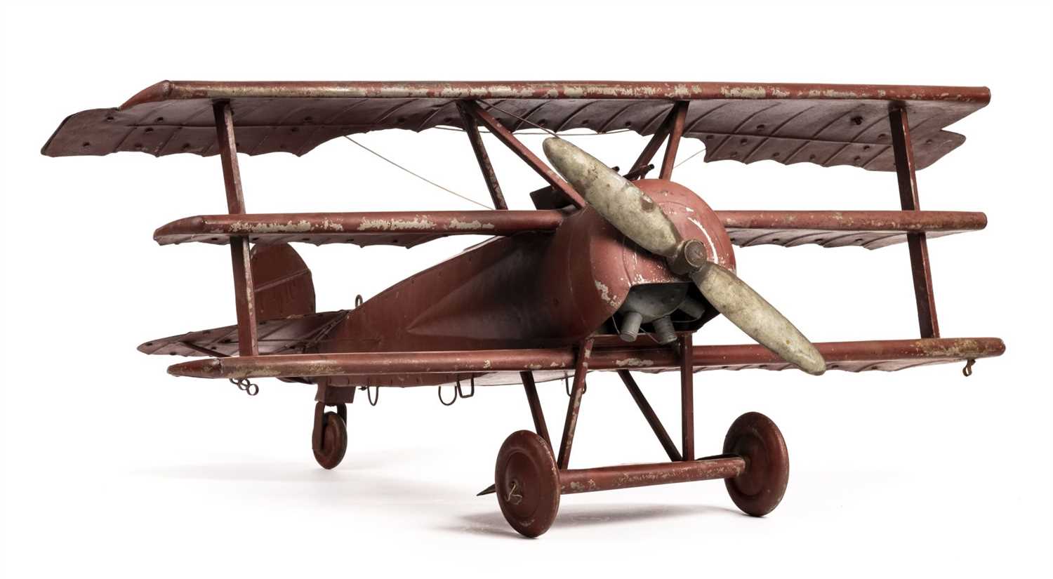 Lot 91 - Fokker DIII Triplane Weathervane, c. 1916