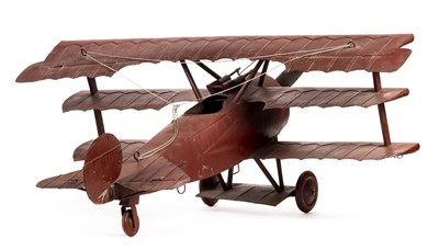 Lot 91 - Fokker DIII Triplane Weathervane, c. 1916