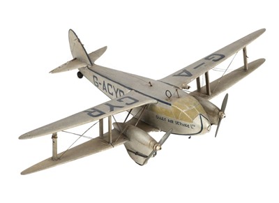 Lot 120 - Olley Air Services De Havilland DH89A Dragon Rapide Biplane Light Airliner. c. 1935