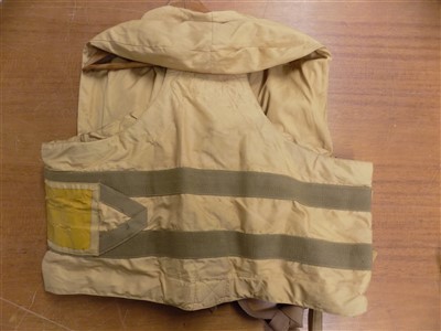 Lot 164 - WWII RAF ‘Mae West’ pilots’ inflatable life jacket vest. Circa 1940s