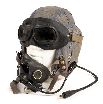 Lot 135 - RAF Flying Helmet ensemble. Circa 1950s